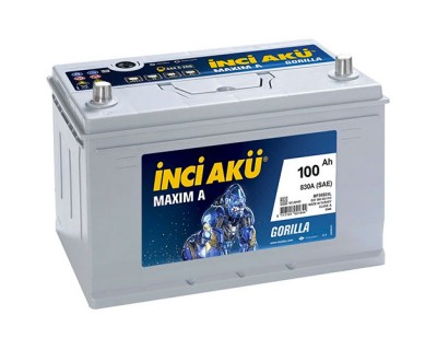 Inci Aku Maxim A 115D31R 6 CT-100Ah-830A (SAE) (1) L+ - фото 1